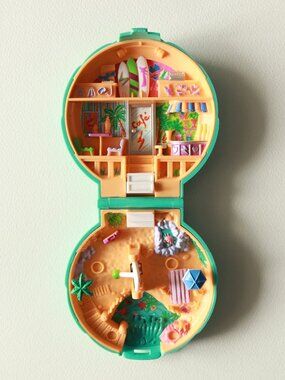 Polly Pocket Beach Party Compact 1989 Vintage Bluebird
